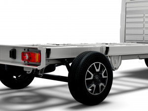 opel movano chassis truck single cab 4300wb 2022 Modello 3D
