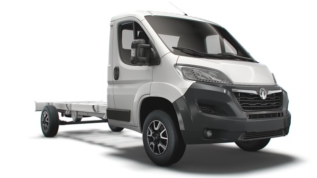 vauxhall movano chassis truck single cab 4300wb 2022 3D 模型 .c4d .max .obj .3ds .fbx .stl .blend 