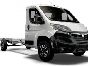 Грузовик-шасси Vauxhall movano с одинарной кабиной 4300wb 2022 г. 3D Модель