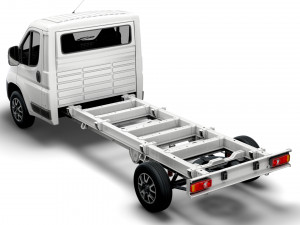 vauxhall movano chassis truck single cab 4300wb 2022 3D 模型