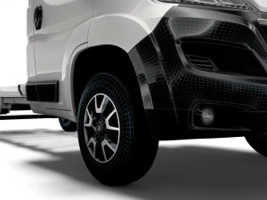 Грузовик-шасси Vauxhall movano с одинарной кабиной 4300wb 2022 г. 3D Модель