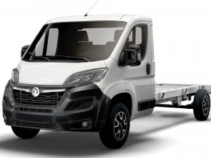 vauxhall movano chassis truck single cab 4300wb 2022 3D 模型