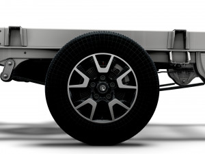 vauxhall movano chassis truck single cab 4300wb 2022 3D 模型