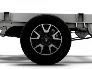Грузовик-шасси Vauxhall movano с одинарной кабиной 4300wb 2022 г. 3D Модель
