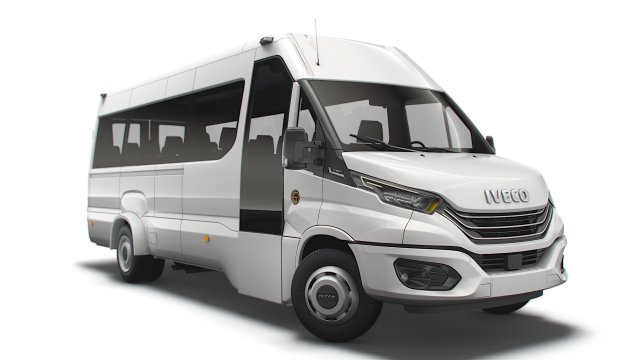 iveco daily tourus l4h2 2022 3D Model .c4d .max .obj .3ds .fbx .stl .blend 