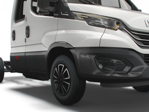 iveco daily crew cab l2 chassis 2022 Model 3D