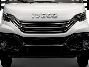 iveco daily crew cab l2 chassis 2022 Model 3D