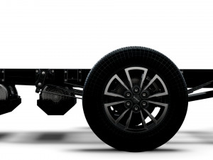 iveco daily crew cab l2 chassis 2022 Model 3D