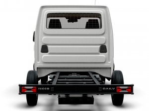iveco daily crew cab l2 chassis 2022 Model 3D