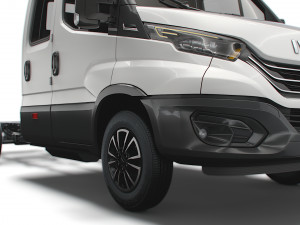 iveco daily crew cab l3 chassis 2022 3D 모델