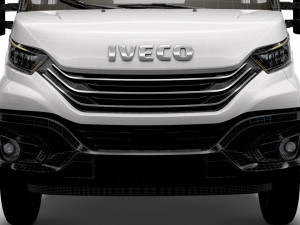 iveco daily crew cab l3 chassis 2022 3D 모델
