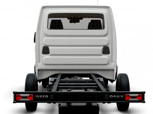 iveco daily crew cab l3 chassis 2022 3D Model