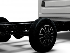 iveco daily crew cab l3 chassis 2022 3D 모델