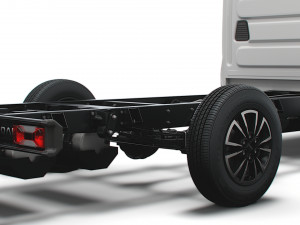 iveco daily crew cab l4 chassis 2022 3D Model