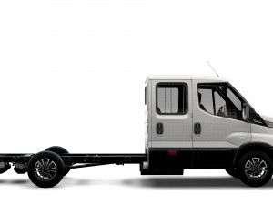 iveco daily crew cab l4 chassis 2022 3D Model