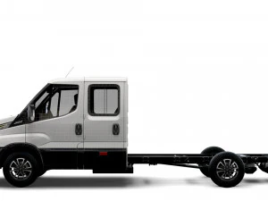 iveco daily crew cab l4 chassis 2022 3D Model