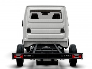 iveco daily crew cab l4 chassis 2022 3D Model