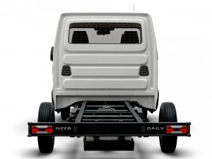 iveco daily crew cab l4 chassis 2022 3D Model
