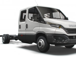 iveco daily crew cab l5 chassis 2022 Modèle 3D