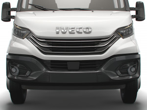 iveco daily crew cab l5 chassis 2022 3D 모델