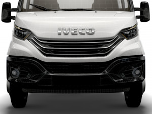 iveco daily crew cab l5 chassis 2022 3D 모델