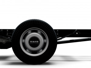 iveco daily crew cab l5 chassis 2022 3D 모델