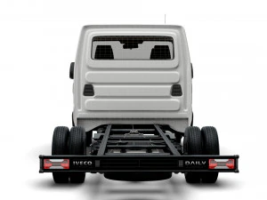 iveco daily crew cab l5 chassis 2022 3D Model