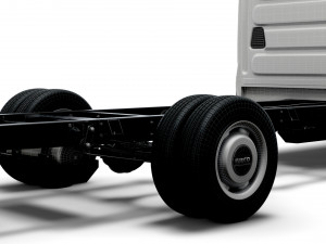 iveco daily crew cab l5 chassis 2022 3D 모델
