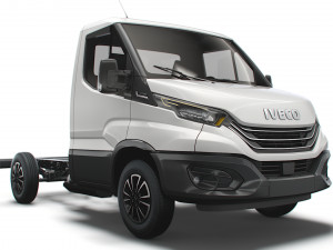 iveco daily single cab l1 chassis 2022 3D Model
