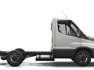 iveco daily single cab l1 chassis 2022 3D Model