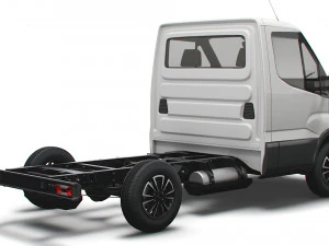 iveco daily single cab l1 chassis 2022 3D Model