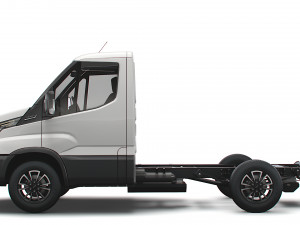 iveco daily single cab l1 chassis 2022 3D Модель