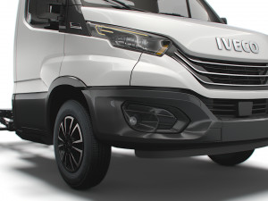 iveco daily single cab l1 chassis 2022 3D Модель