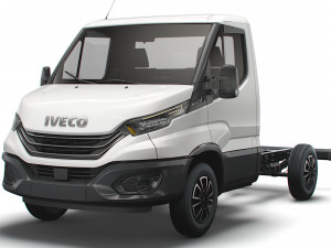 iveco daily single cab l1 chassis 2022 3D Модель