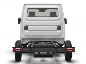 iveco daily single cab l1 chassis 2022 3D Модель