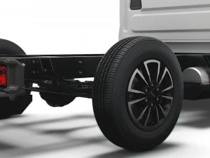 iveco daily single cab l1 chassis 2022 3D Model