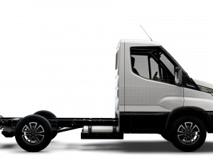 iveco daily single cab l1 chassis 2022 3D Модель