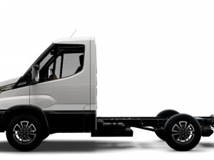iveco daily single cab l1 chassis 2022 3D Модель