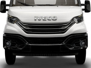 iveco daily single cab l1 chassis 2022 3D Модель