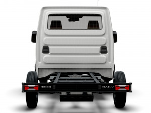 iveco daily single cab l1 chassis 2022 3D Модель