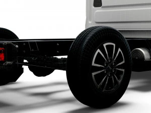 iveco daily single cab l1 chassis 2022 3D Model