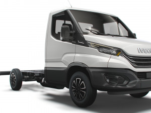 iveco daily single cab l2 chassis 2022 3Dモデル
