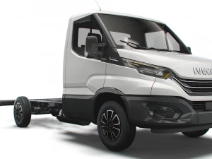 iveco daily tek kabin l2 şasi 2022 3D Model