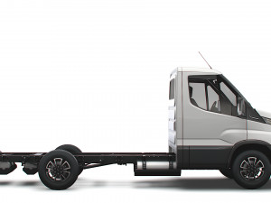iveco daily single cab l2 chassis 2022 Model 3D