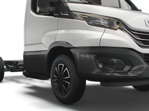 iveco daily single cab l2 chassis 2022 Model 3D