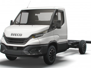 iveco daily single cab l2 chassis 2022 Model 3D