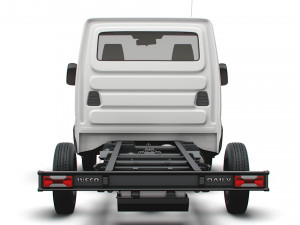 iveco daily single cab l2 chassis 2022 Model 3D