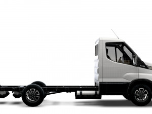 iveco daily single cab l2 chassis 2022 Model 3D