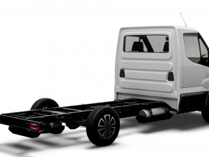 iveco daily single cab l2 chassis 2022 Model 3D