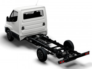 iveco daily single cab l2 chassis 2022 Model 3D